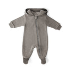 Cloud Baby Suit - Charcoal- Front