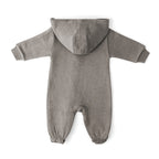 Cloud Baby Suit - Charcoal- Back