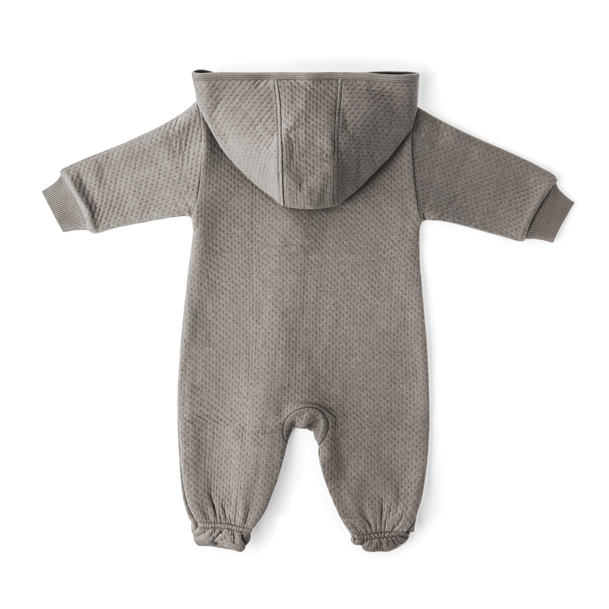 Cloud Baby Suit - Charcoal- Back