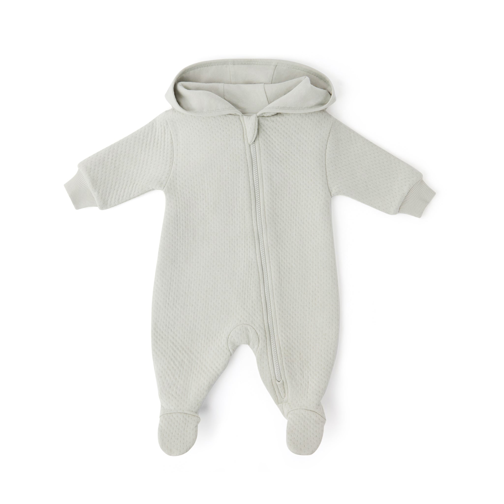 Cloud Baby Suit - Soft Sea- Front