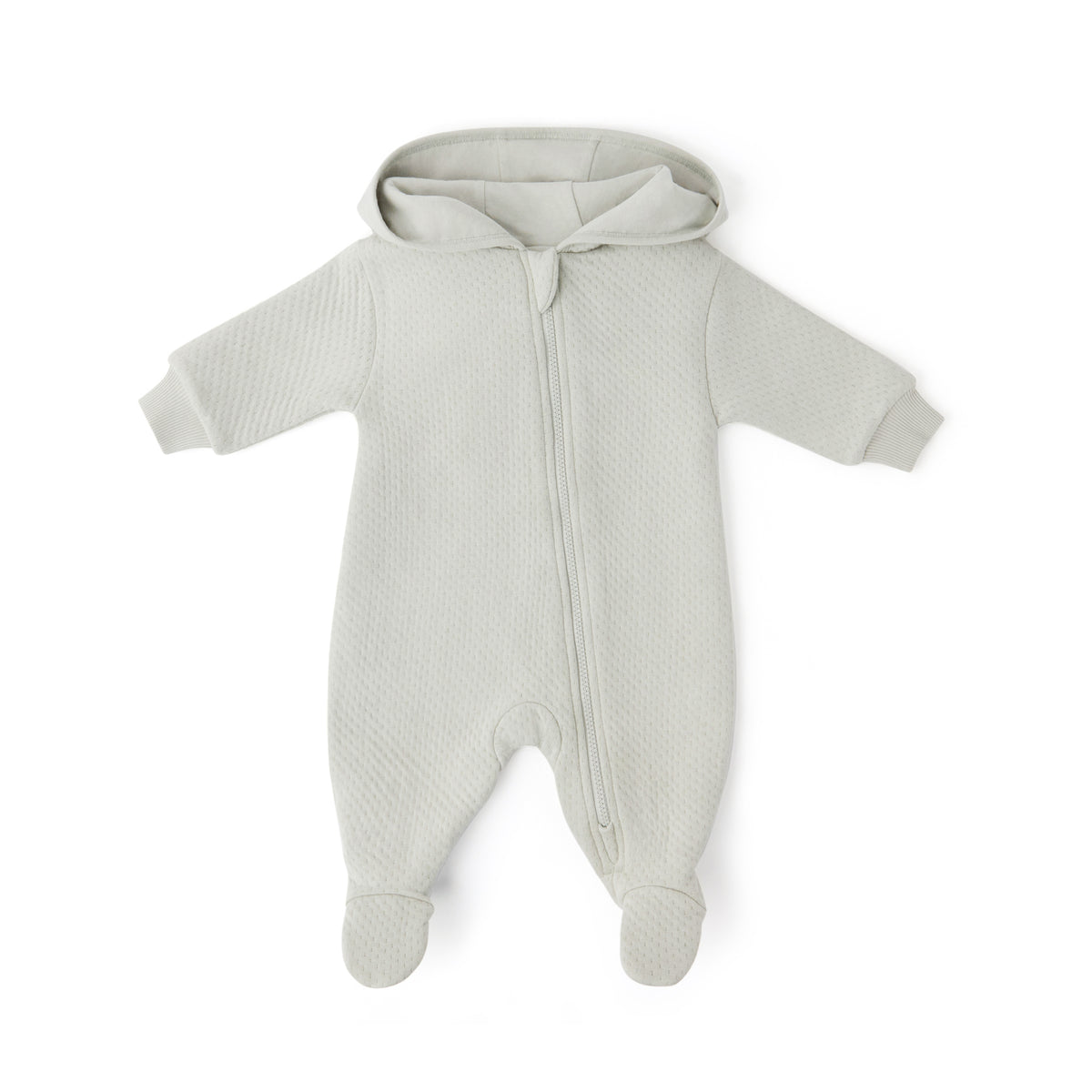 Cloud Baby Suit - Soft Sea- Front