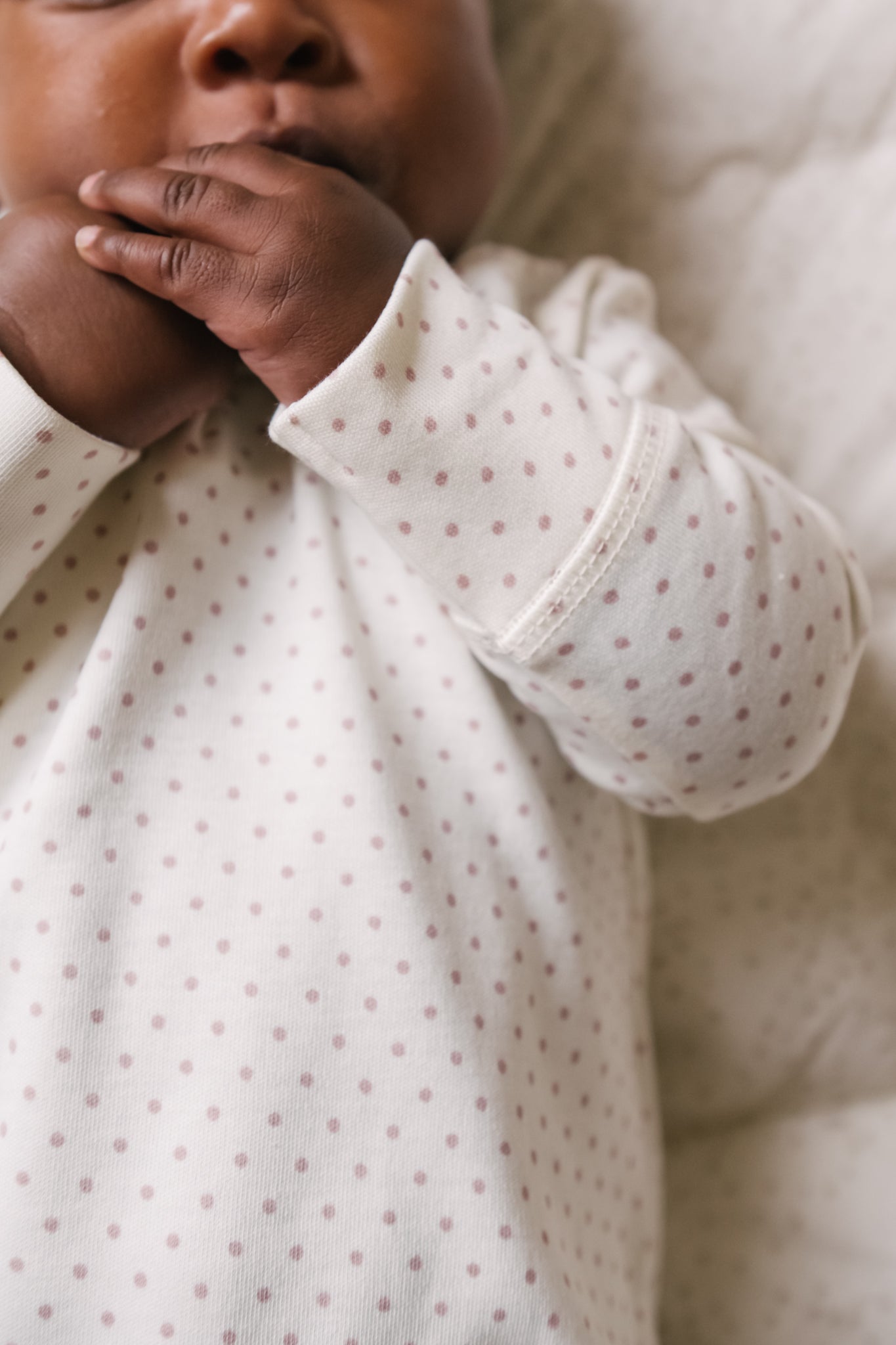 Kimono Romper - Pin Dot Peony