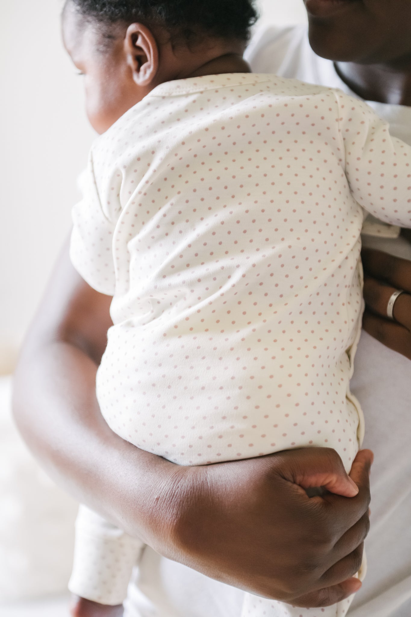 Kimono Romper - Pin Dot Peony