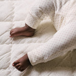 Kimono Romper - Pin Dot Peony