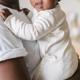 Kimono Romper - Pin Dot Peony