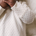 Kimono Romper - Pin Dot Peony