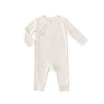 Kimono Romper - Pin Dot Pebble