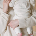 Kimono Romper - Pin Dot Pebble