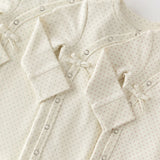 Kimono Romper - Pin Dot Pebble