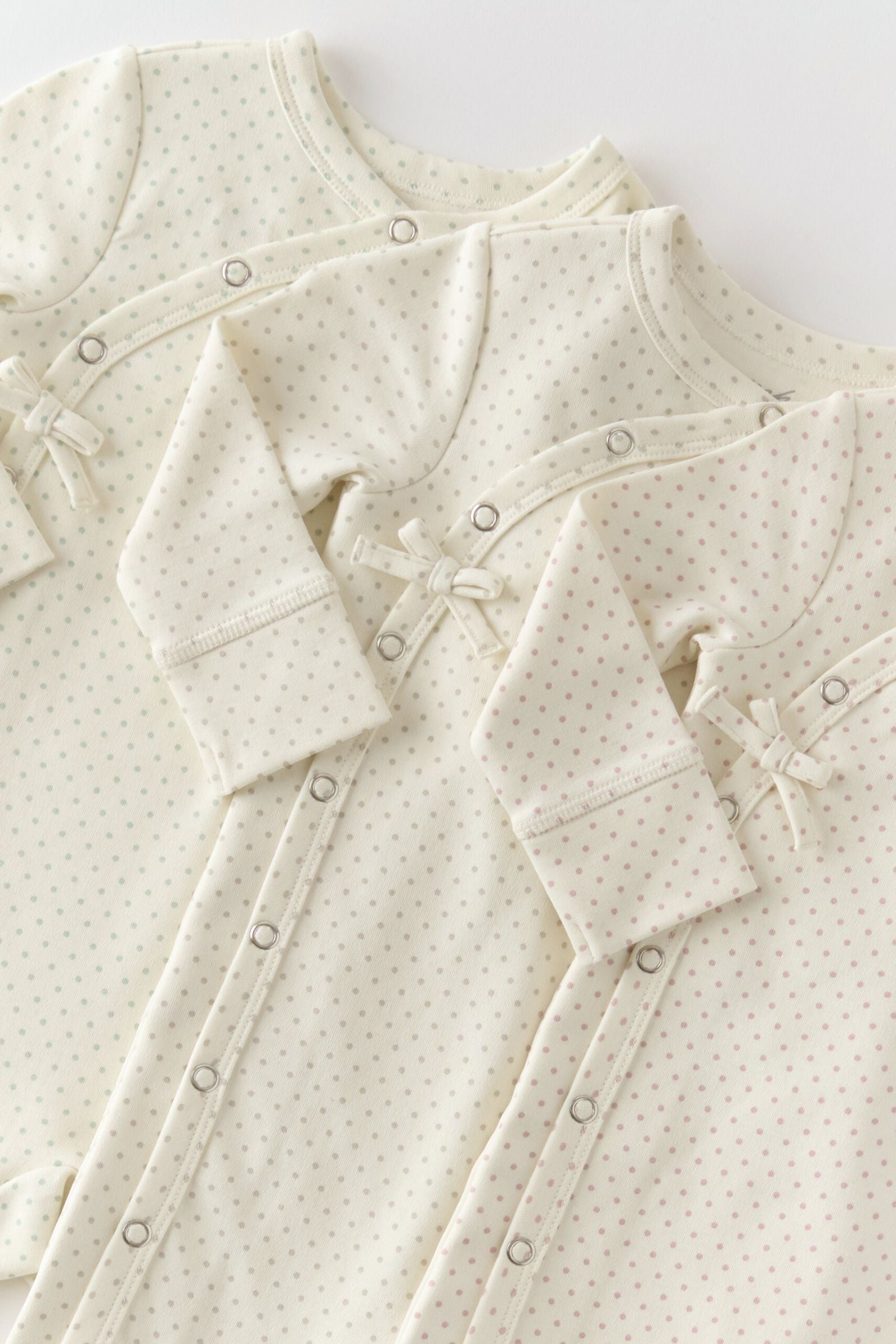 Kimono Romper - Pin Dot Pebble