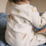 Placket Romper - On the Farm