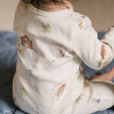 Placket Romper - On the Farm