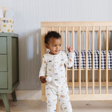 Henley Patch Pocket Romper - Rush Hour