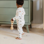 Henley Patch Pocket Romper - Rush Hour