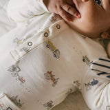 Henley Patch Pocket Romper - Field Work