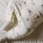 Henley Patch Pocket Romper - Field Work