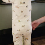 Henley Patch Pocket Romper - Field Work