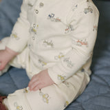 Henley Patch Pocket Romper - Field Work