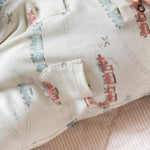 Henley Patch Pocket Romper - Locomotive