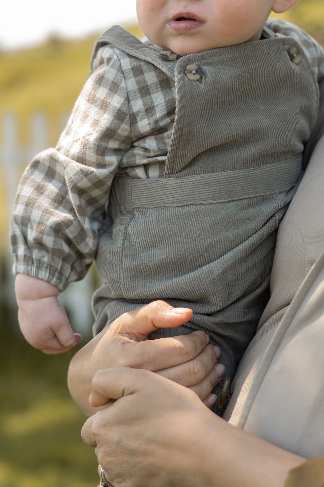 Corduroy Overall - Sage