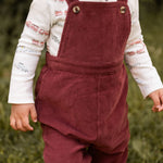 Corduroy Overall - Mulberry