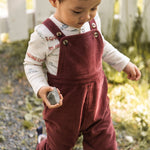 Corduroy Overall - Mulberry