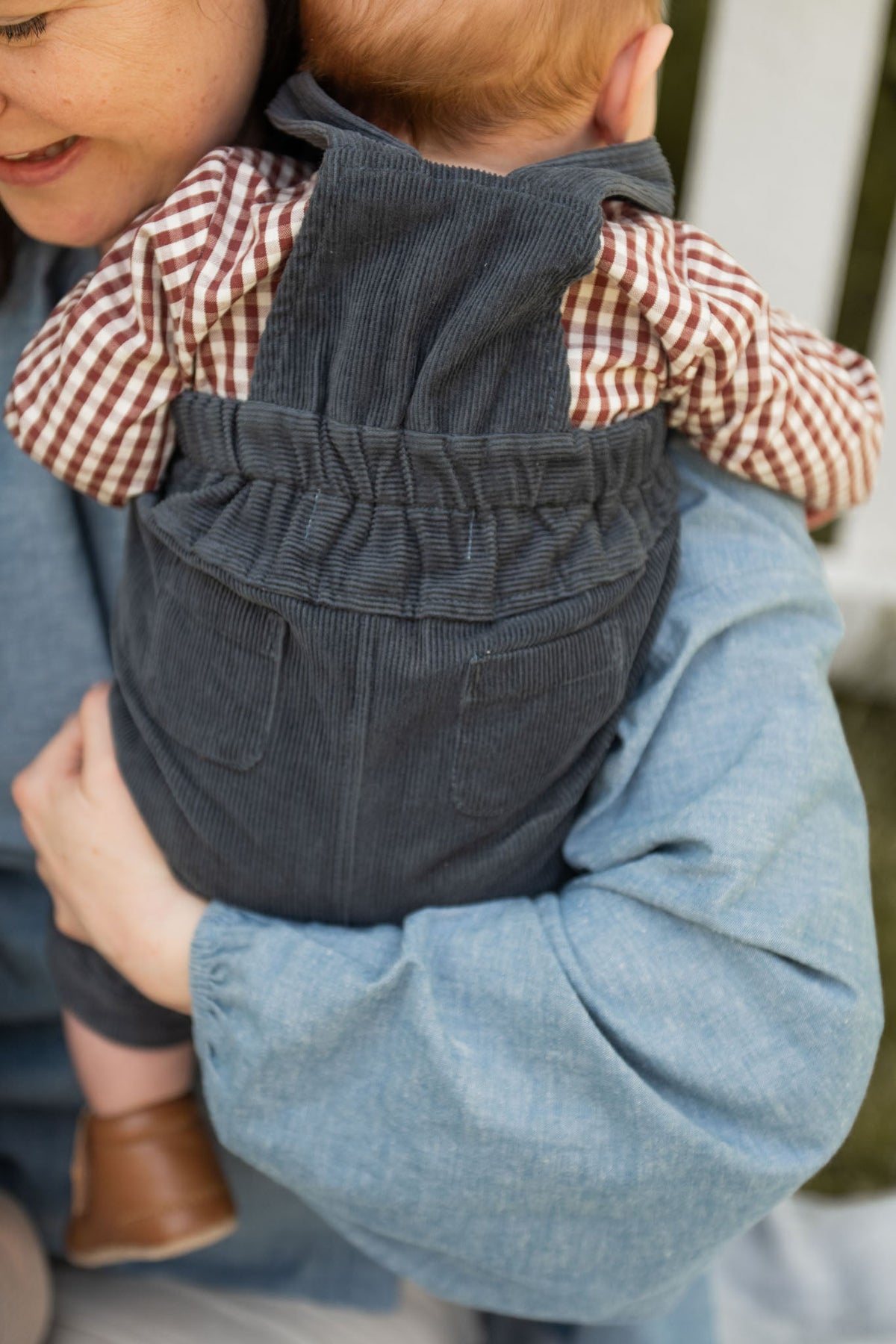 corduroy overall ink blue