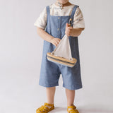 Short Romper - Chambray