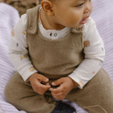 Teddy Fleece Overall - Moss