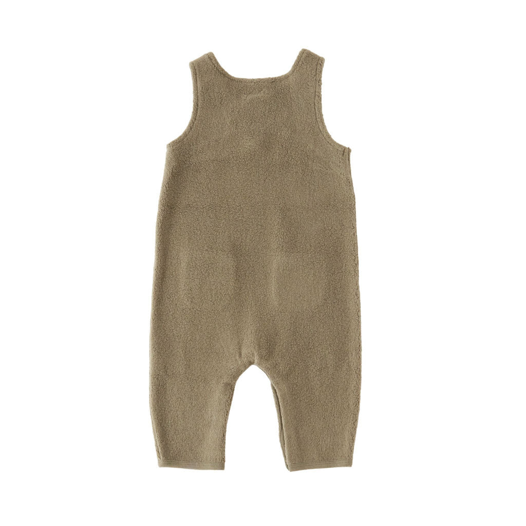 teddy fleece overall moss