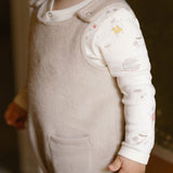 Teddy Fleece Overall - Stone