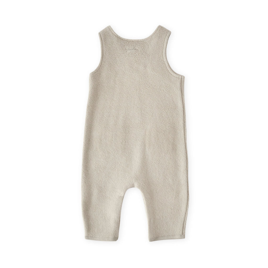 teddy fleece overall stone