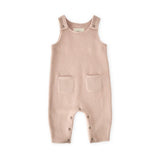 Teddy Fleece Overall - Rose Pink