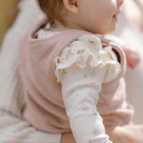 Teddy Fleece Overall - Rose Pink