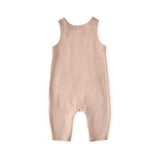 Teddy Fleece Overall - Rose Pink