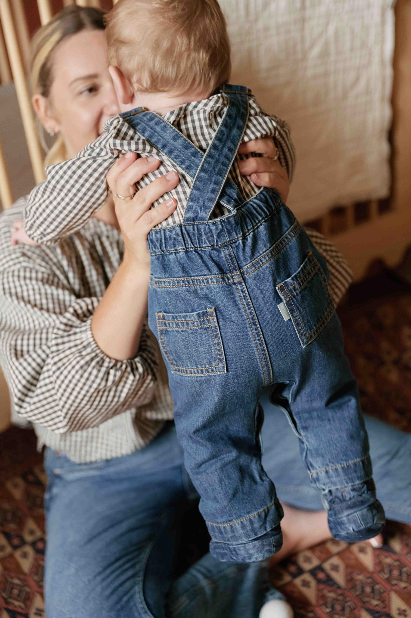 denim overall vintage wash