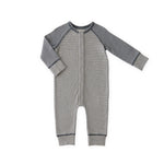 Sailor Stripe Raglan Romper - Ink