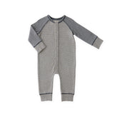 Sailor Stripe Raglan Romper - Ink