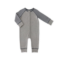 Sailor Stripe Raglan Romper - Ink