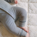 Sailor Stripe Raglan Romper - Ink