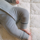 Sailor Stripe Raglan Romper - Ink