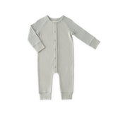 Sailor Stripe Raglan Romper - Sea