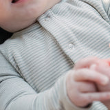 Sailor Stripe Raglan Romper - Sea