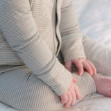 Sailor Stripe Raglan Romper - Sea