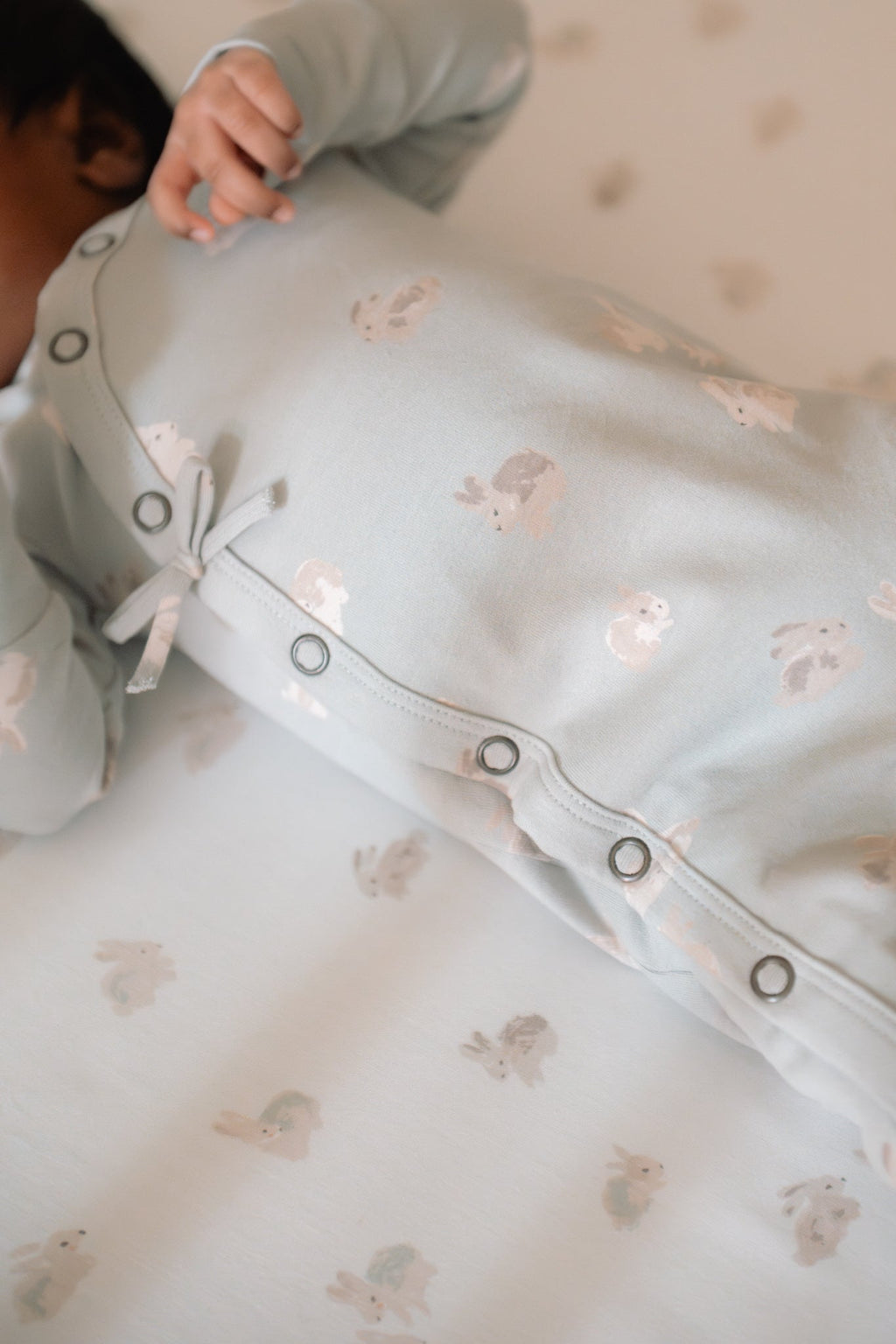 baby the littles kimono romper hoppy bunny