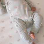 baby the littles kimono romper hoppy bunny