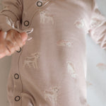 baby the littles kimono romper dear lamb