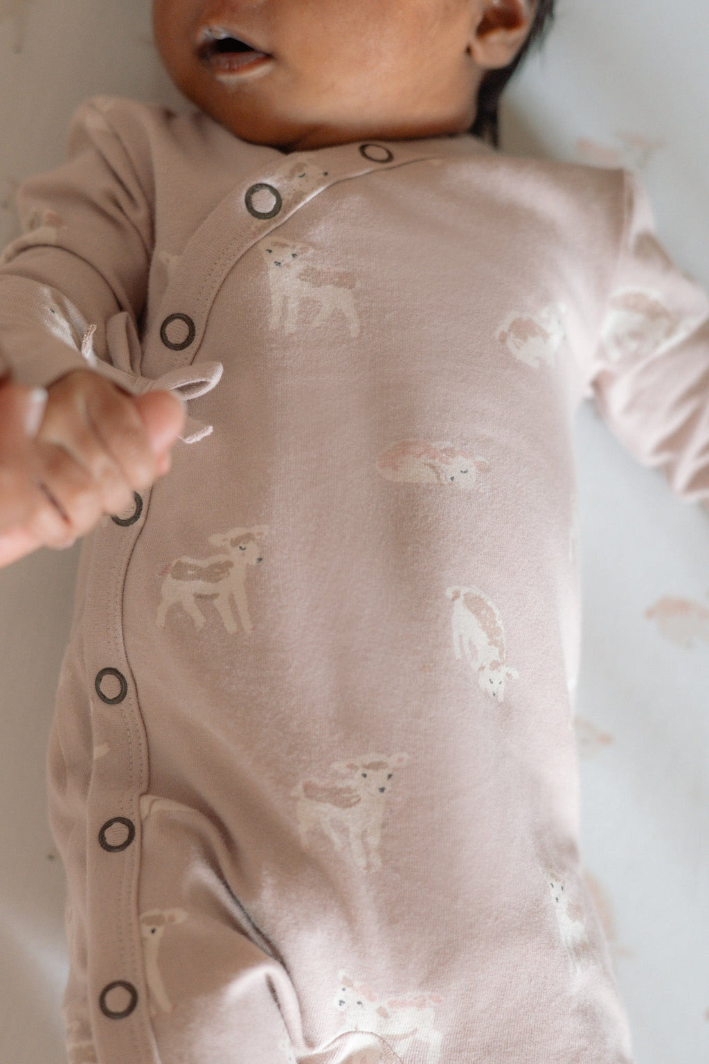 baby the littles kimono romper dear lamb