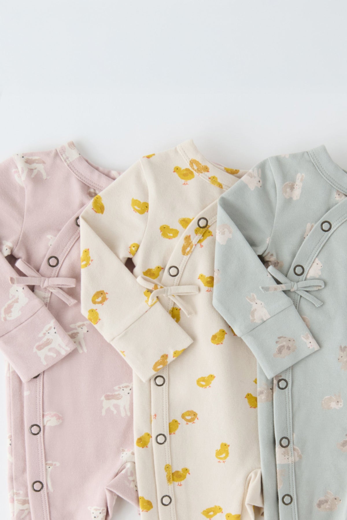 baby the littles kimono romper cheerful chick