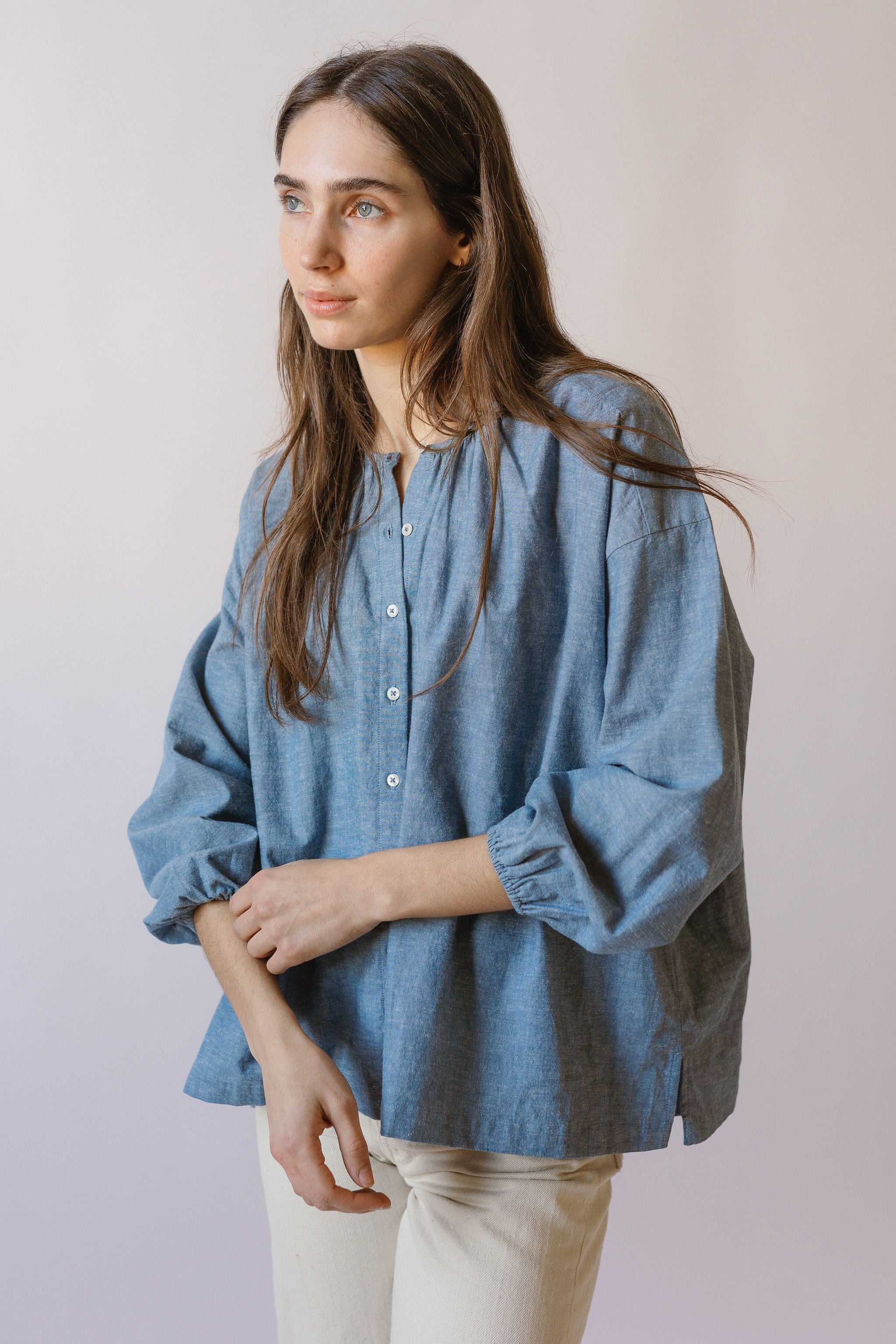 Women's Blouse - Chambray